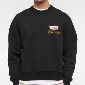 Abercrombie & Fitch Black Crewneck Sweater